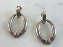 Load image into Gallery viewer, Womens Vintage Estate Sterling Silver Dangle Earrings 6.3g E5906