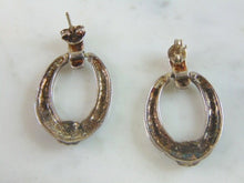 Load image into Gallery viewer, Womens Vintage Estate Sterling Silver Dangle Earrings 6.3g E5906