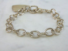 Load image into Gallery viewer, Womens Vintage Estate Sterling Silver Charm Bracelet 19g E5909