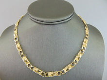 Load image into Gallery viewer, Womens Vintage Estate 14K Yellow Gold Nugget Style Necklace 25.4g E5480