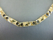 Load image into Gallery viewer, Womens Vintage Estate 14K Yellow Gold Nugget Style Necklace 25.4g E5480
