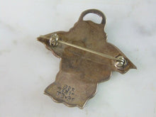 Load image into Gallery viewer, Womens Vintage Sterling Silver Cupid Brooch 7.7g E2231