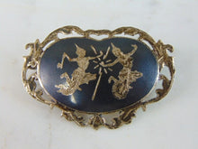 Load image into Gallery viewer, Womens Vintage Estate Sterling Silver Siam Brooch 9.4g E2236