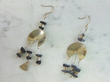 Load image into Gallery viewer, Womens Vintage Estate Sterling Silver Dangle Earrings 15.4g E2398