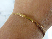 Load image into Gallery viewer, Womens Vintage Estate 14k Yellow Gold Bar Bracelet 6.0g E5181