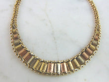 Load image into Gallery viewer, Womens Vintage Estate 14k Multi Tone Gold Bracelet 7.7g E5217