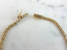 Load image into Gallery viewer, Womens Vintage Estate 14k Multi Tone Gold Bracelet 7.7g E5217