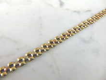 Load image into Gallery viewer, Womens Vintage Estate 14k Multi Tone Gold Bracelet 7.2g E5232