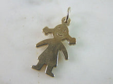 Load image into Gallery viewer, Womens Vintage Estate Sterling Silver Little Girl Pendant 2.3g E2435