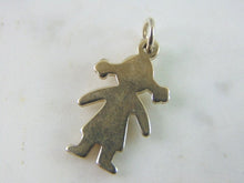 Load image into Gallery viewer, Womens Vintage Estate Sterling Silver Little Girl Pendant 2.3g E2435
