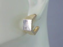 Load image into Gallery viewer, Womens Vintage Estate Fine Silver Modernist Earrings 6.7g E2446