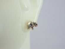Load image into Gallery viewer, Womens Vintage Estate Sterling Silver Elephant Earrings .8g E2463