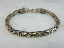 Load image into Gallery viewer, Womens Vintage Estate Sterling Silver Modernist Bracelet 33.5g E5811