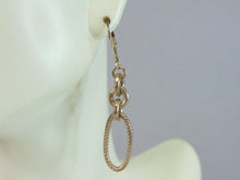 Load image into Gallery viewer, Womens Vintage Estate Sterling Silver Modernist Earrings 5.8g E2127
