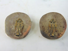 Load image into Gallery viewer, Womens Vintage Estate Sterling Silver Clip On Earrings 22.1g E2160