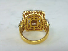 Load image into Gallery viewer, Womens Vintage Estate Gold Tone Sterling Silver CZ Ring 11.2g E3012