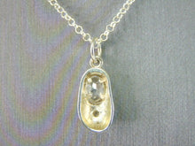 Load image into Gallery viewer, Womens Vintage Estate CZ Shoe Pendant W/ Necklace 4.4g E2251
