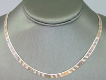 Load image into Gallery viewer, Womens Vintage Estate Sterling Silver Italian Herringbone Necklace 20.7g E2253