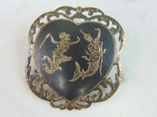 Load image into Gallery viewer, Womens Vintage Estate Sterling Silver Siam Brooch 8.9g E2279
