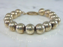 Load image into Gallery viewer, Womens Vintage Estate Sterling Silver Modernist Bracelet 33.2g E2322