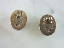 Load image into Gallery viewer, Womens Vintage Estate Sterling Silver Lapis Earrings 9.9g E2390