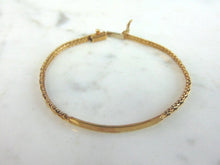 Load image into Gallery viewer, Womens Vintage Estate 14k Yellow Gold Bar Bracelet 6.0g E5181