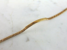 Load image into Gallery viewer, Womens Vintage Estate 14k Yellow Gold Bar Bracelet 6.0g E5181