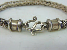 Load image into Gallery viewer, Womens Vintage Estate Sterling Silver Modernist Bracelet 29.7g E3124