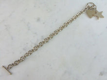 Load image into Gallery viewer, Womens Vintage Estate Sterling Silver Charm Bracelet 34.2g E3130