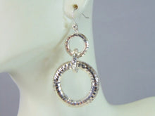 Load image into Gallery viewer, Womens Vintage Estate Sterling Silver Modernist Earrings 5.9g E2429