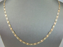 Load image into Gallery viewer, Womens Vintage Estate 14k Mixed Gold Chain Link Necklace 12.5g E5741