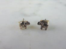 Load image into Gallery viewer, Womens Vintage Estate Sterling Silver Elephant Earrings .8g E2463