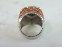 Load image into Gallery viewer, Womens Vintage Estate Sterling Silver Multi Stone Ring 14.4g E3138