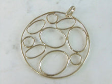 Load image into Gallery viewer, Womens Vintage Estate Sterling Silver Modernist Pendant 19.8g E3142
