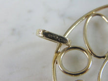 Load image into Gallery viewer, Womens Vintage Estate Sterling Silver Modernist Pendant 19.8g E3142