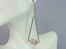 Load image into Gallery viewer, Womens Vintage Estate Sterling Silver Dangle Earrings 6.5g E3160