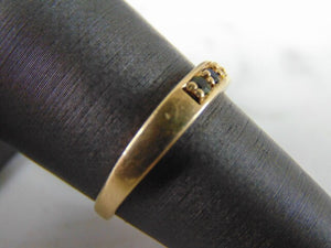 Unusual Womens Vintage Estate 14K Gold Multi Stone Ring 1.6g #E2123