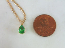 Load image into Gallery viewer, Womens Vintage Estate 14K Yellow Gold Pendant &amp; Necklace 3.4g E5244