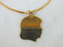 Load image into Gallery viewer, Womens Vintage Estate 14K Yellow Gold Charm Bracelet 2.1g E5812