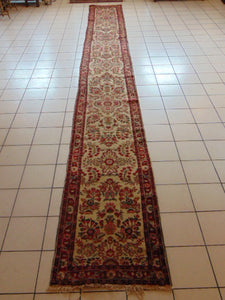 Vintage Estate Handmade Middle Eastern Runner Rug E224