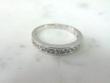Load image into Gallery viewer, Womens Vintage Estate 10k White Gold Diamond Ring 2.6g #E752