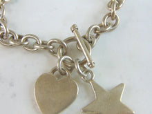 Load image into Gallery viewer, Womens Vintage Estate Sterling Silver Charm Bracelet 34.2g E3130