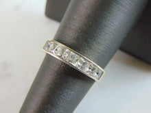 Load image into Gallery viewer, Womens Vintage Estate 14k White Gold CZ Ring 2.2g E3141