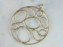 Load image into Gallery viewer, Womens Vintage Estate Sterling Silver Modernist Pendant 19.8g E3142