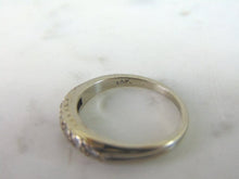 Load image into Gallery viewer, Womens Vintage Estate 14k White Gold Diamond Ring 2.4g E5056