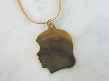 Load image into Gallery viewer, Womens Vintage Estate 14K Yellow Gold Charm Bracelet 2.1g E5812