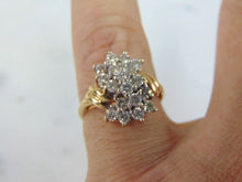Load image into Gallery viewer, Womens Vintage Estate 14K Yellow Gold Diamond Ring, 3.8g E2481