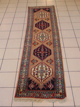 Load image into Gallery viewer, Vintage Estate Semi-Antique Handmade Oriental Runner Rug E210