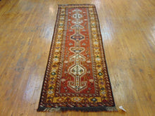 Load image into Gallery viewer, Vintage Estate Semi-Antique Handmade Oriental Runner Rug E34
