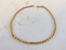 Load image into Gallery viewer, Womens Vintage Estate 14K Yellow Gold Heart Bracelet 3.6g E3909